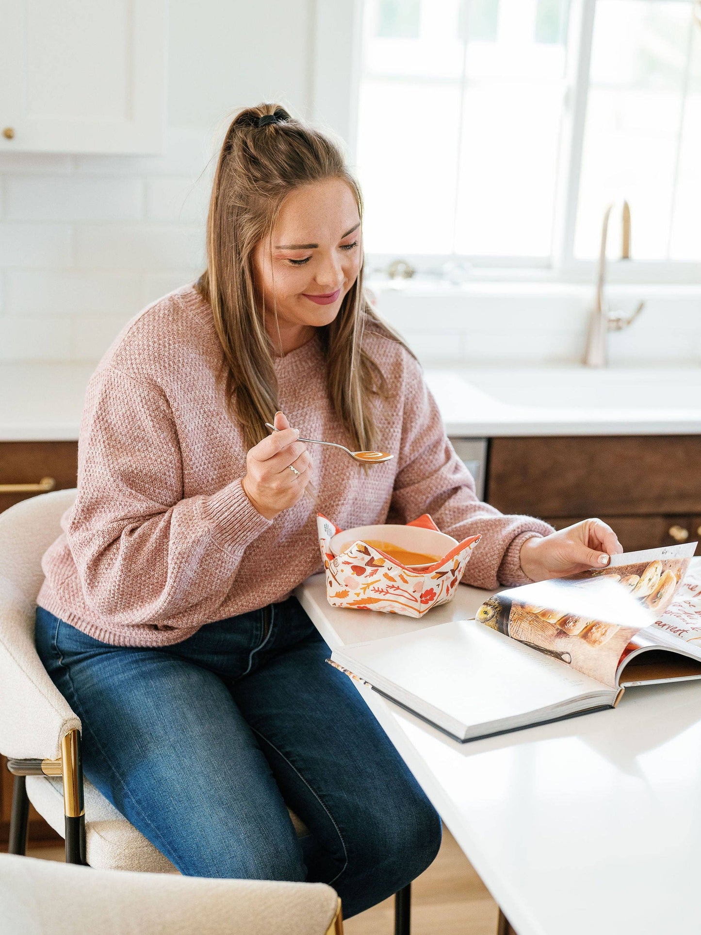Harvest Bowl Bestie | Microwave Bowl Holder, Fallc