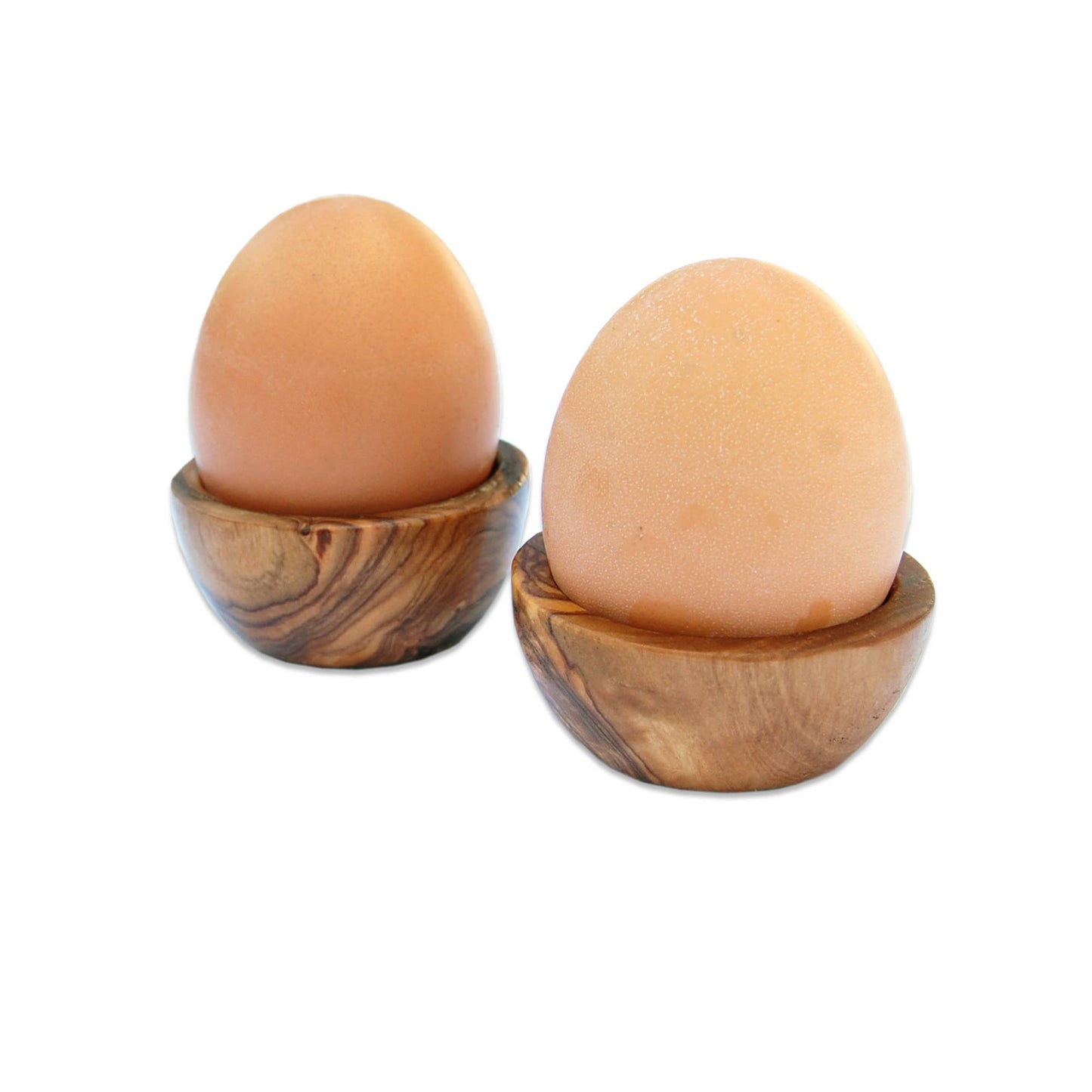 2 Olivewood Egg Cups/Pinch Bowls
