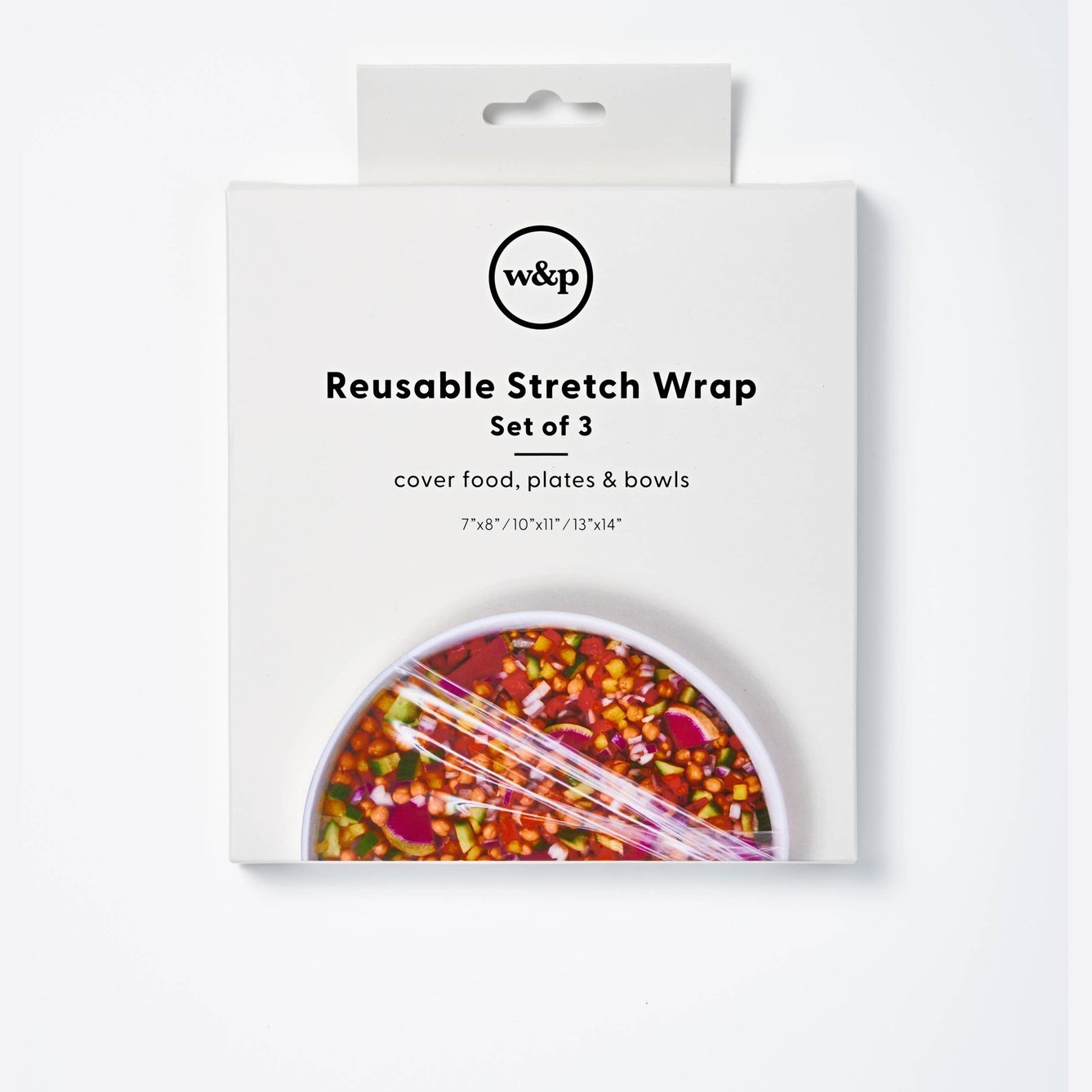 Reusable Silicone Stretch Wrap - Set of 3 Assorted Sizes