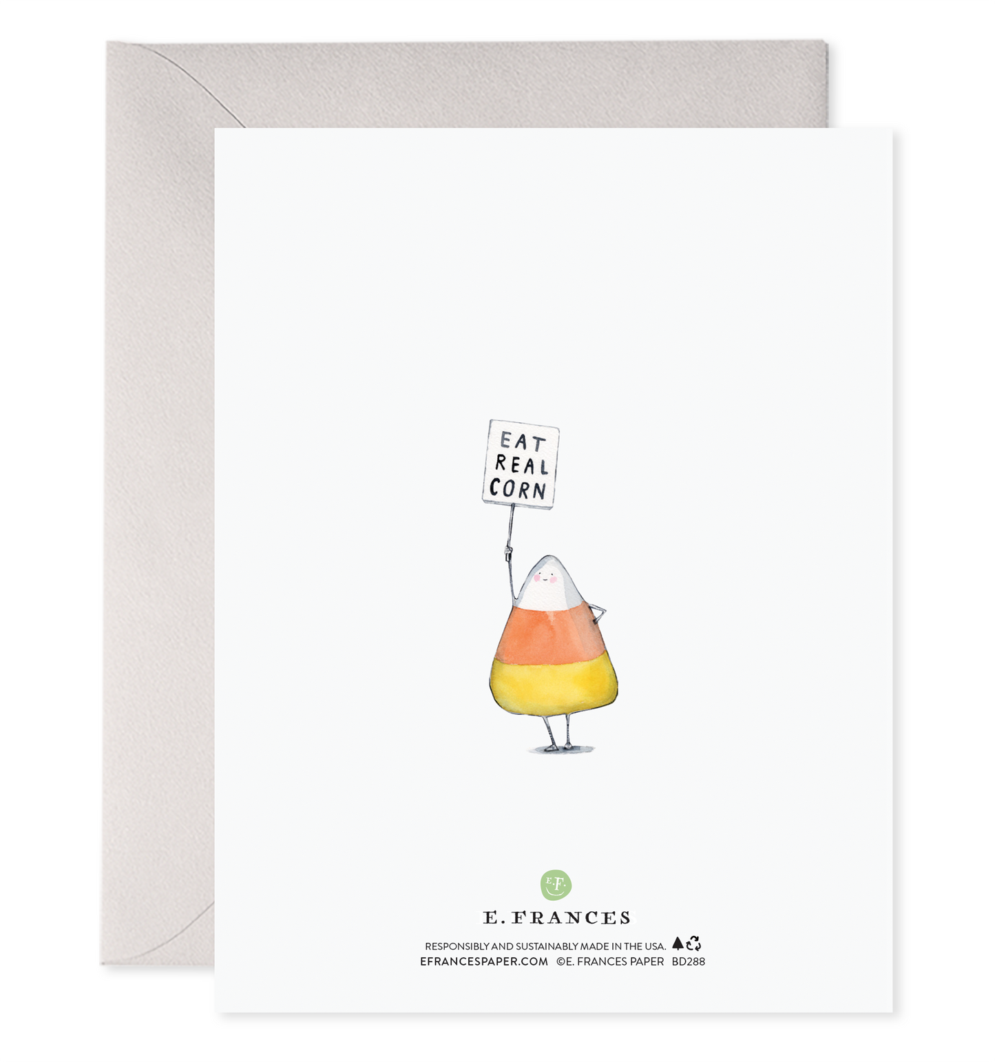 Veggie Strike Birthday Card - E. Frances