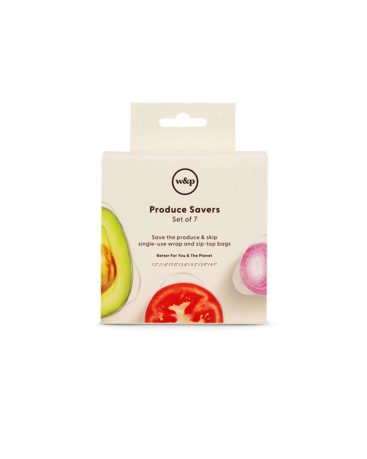 Produce Saver Silicone Stretch Lids - Set of 7 Sizes