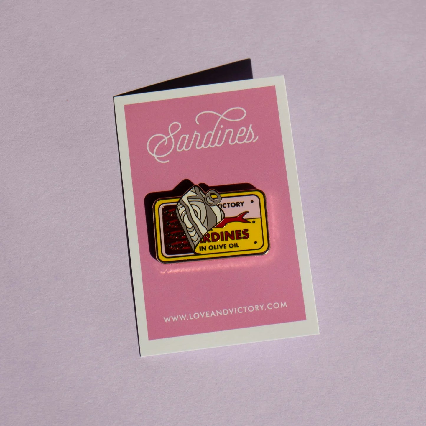 Tiny Sardines Lapel Pin