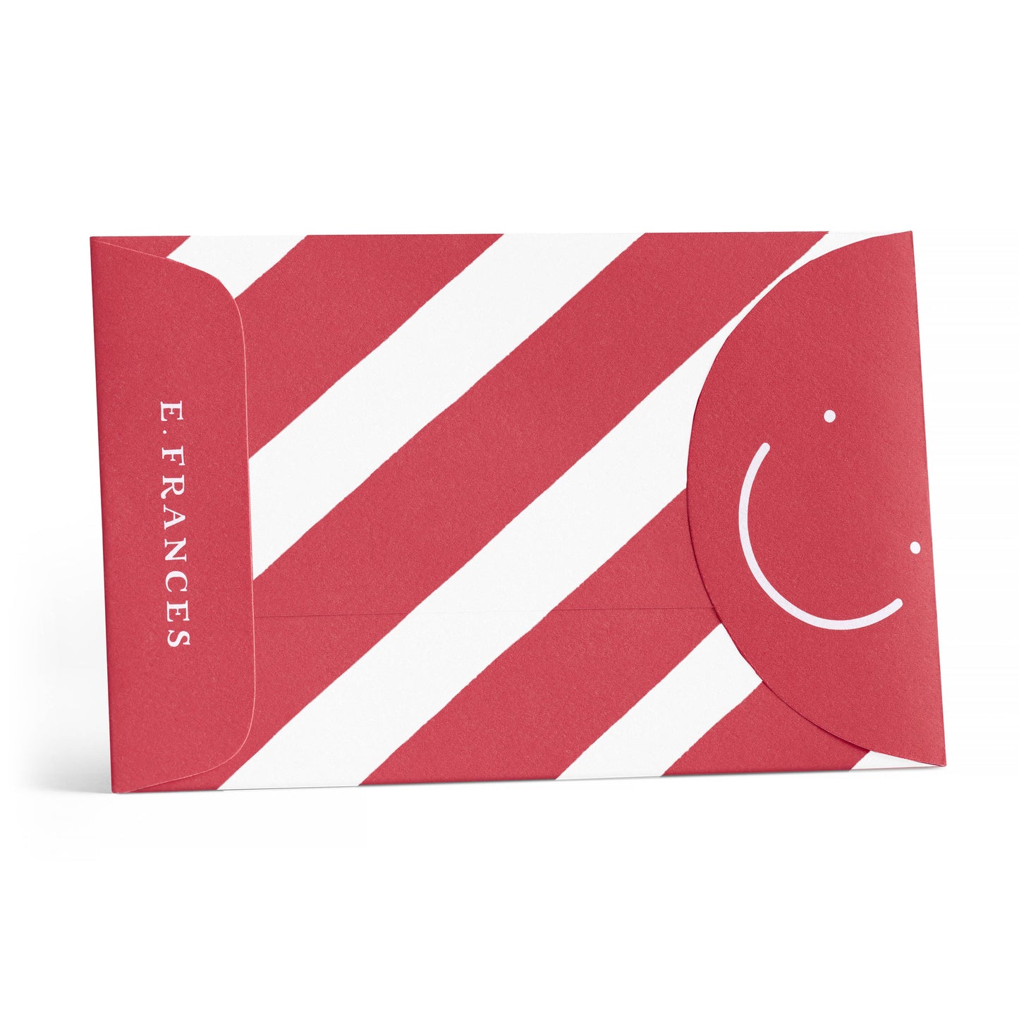 Candy Cane Stripe Little Note Envelopes - Set of 20