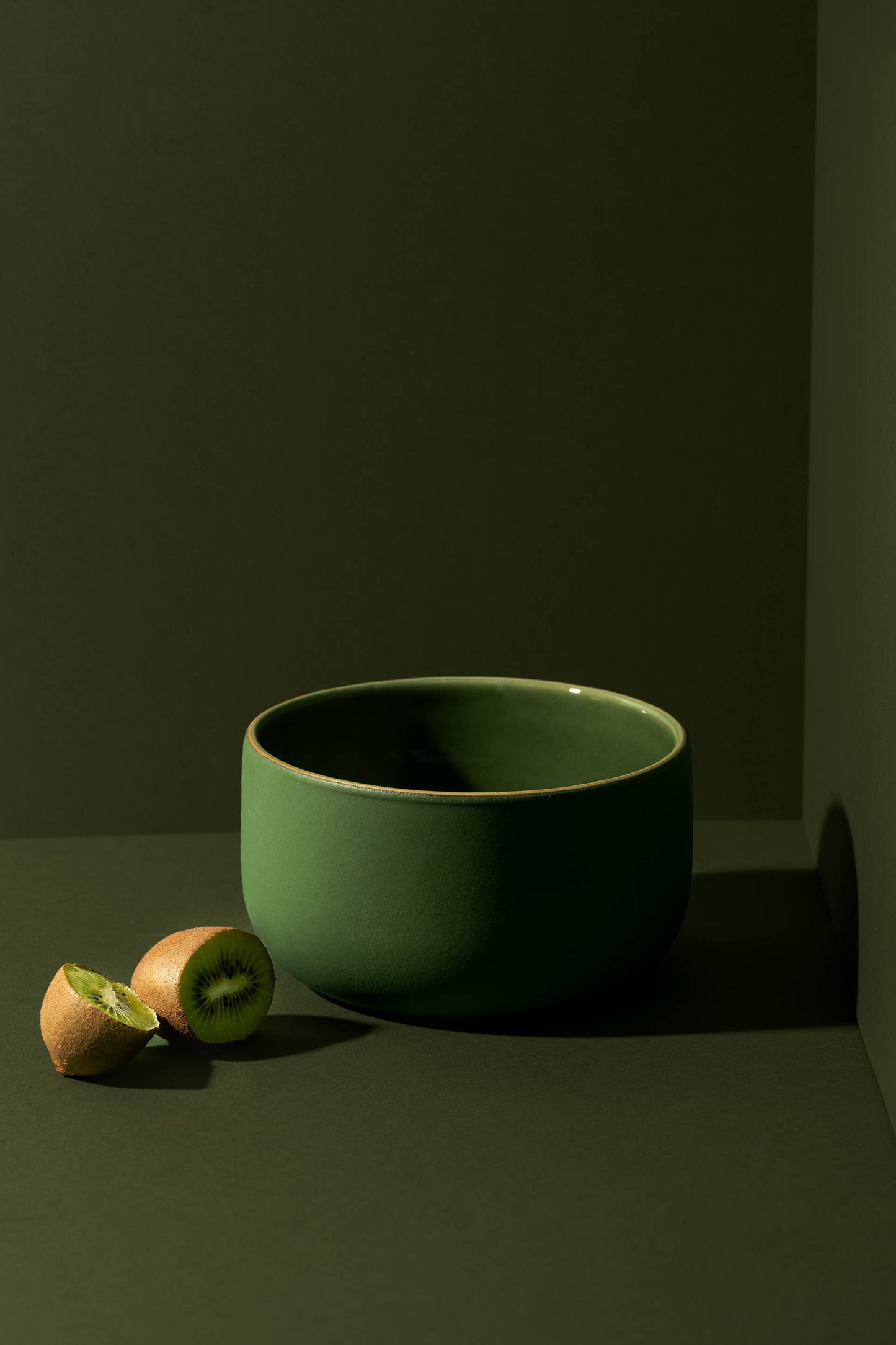 Stoneware Serving Bowl | Youlha 68 Oz: Matte Terracotta/ Shiny Terracotta