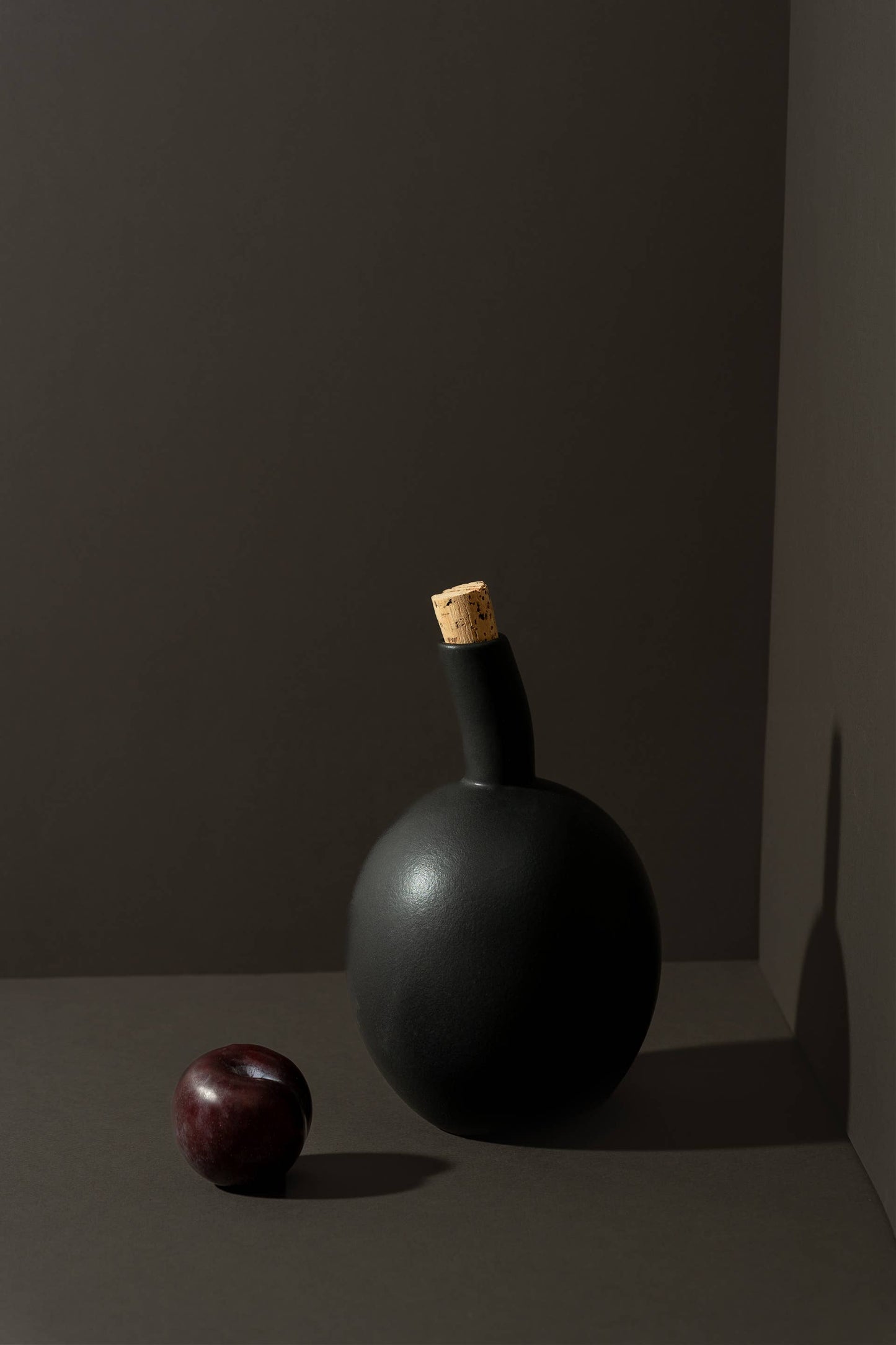 Stoneware Olive Oil Dispenser | Zitouna 34 oz: Shiny Green