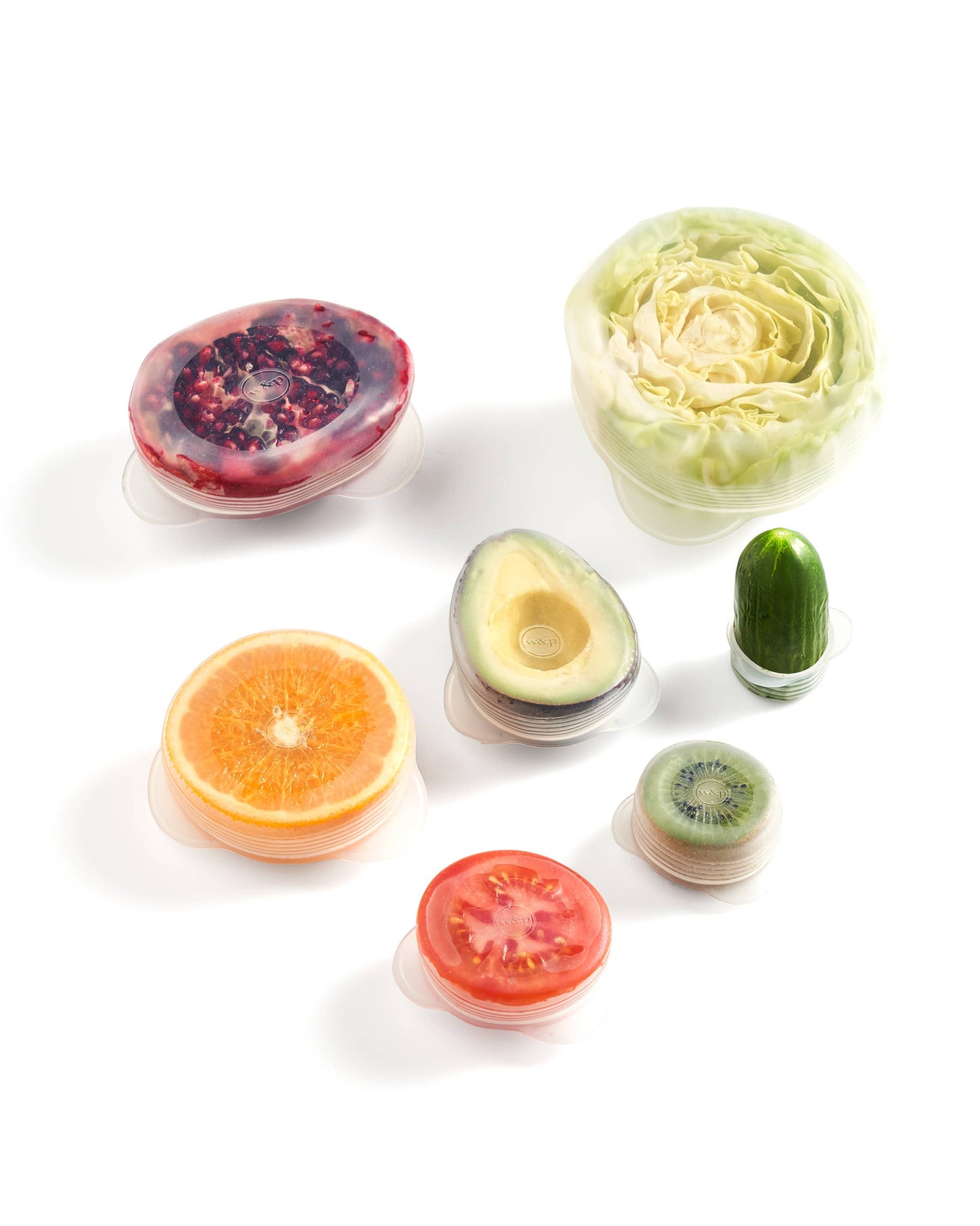 Produce Saver Silicone Stretch Lids - Set of 7 Sizes