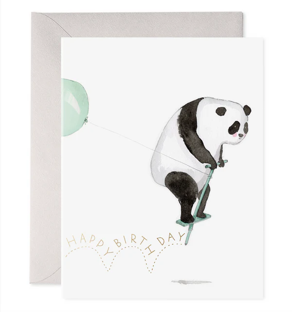 Pogo Panda Birthday Card - E. Frances
