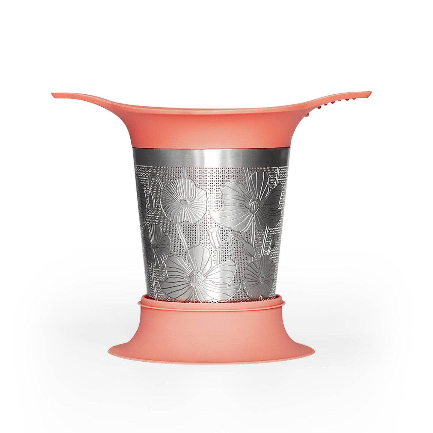 Essential Loose Leaf Tea Infuser with Silicone Handles - Orange