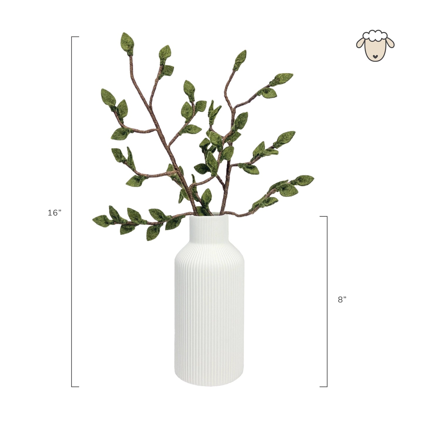 Green Foliage | 16" Stem