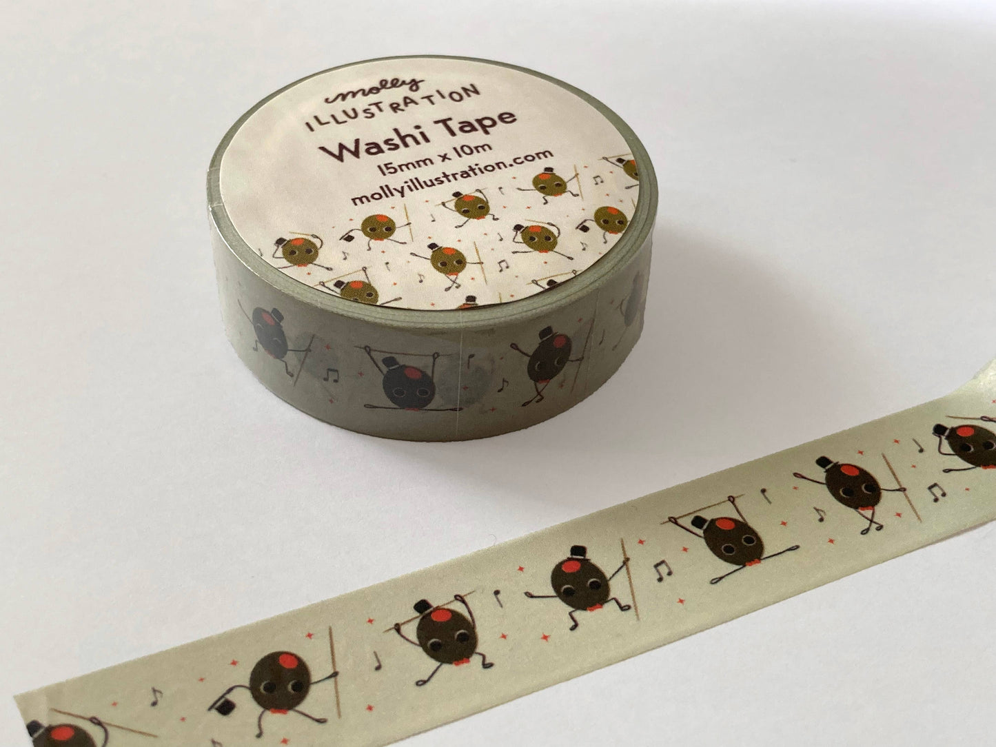 Pimento the Dancing Olive Washi Tape