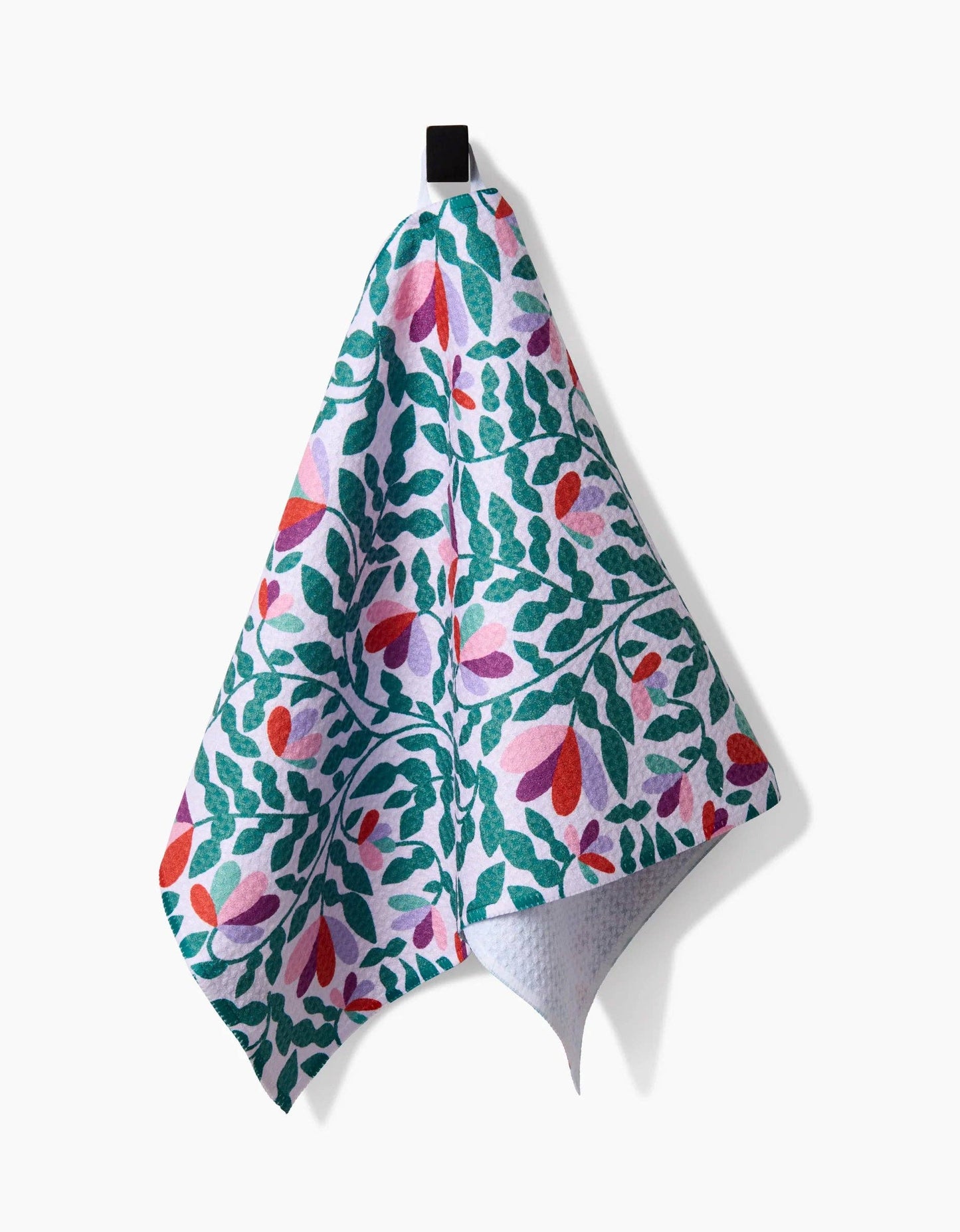 Spring Wavy Leaves Bar Towel