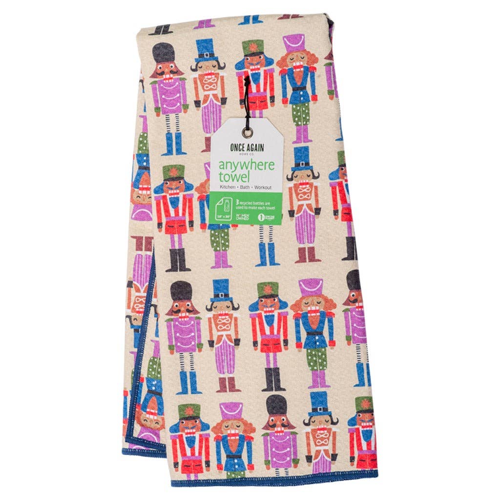 Assorted Anywhere Towel - Nutcracker