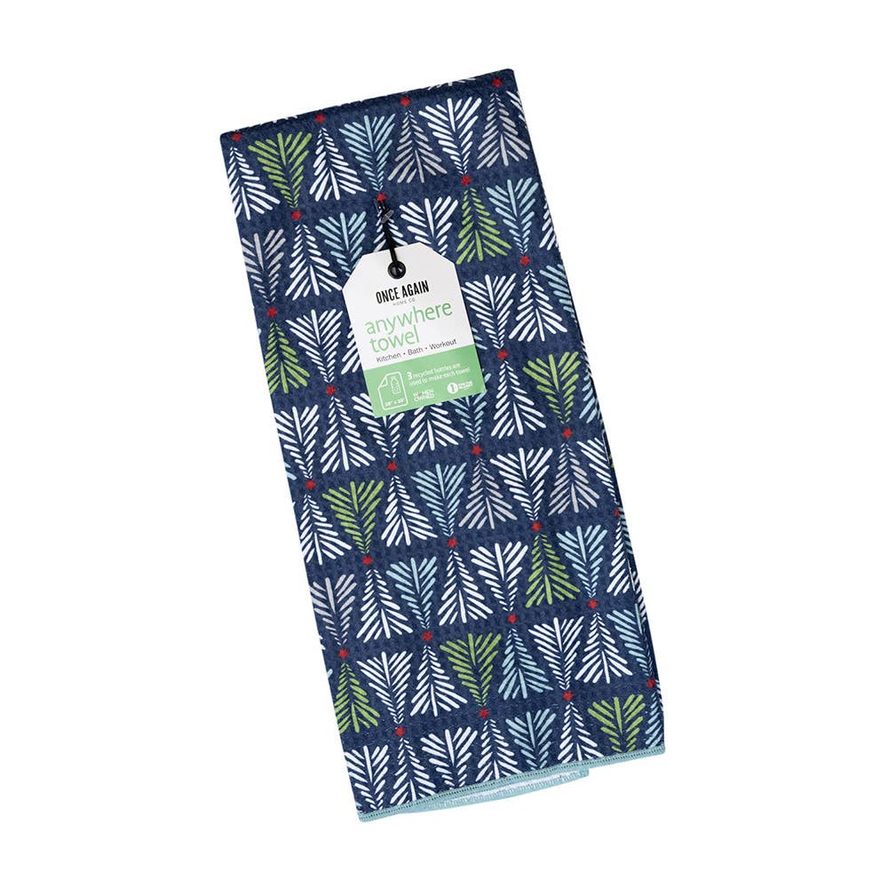 Anywhere Towel - Tree Lot: Navy