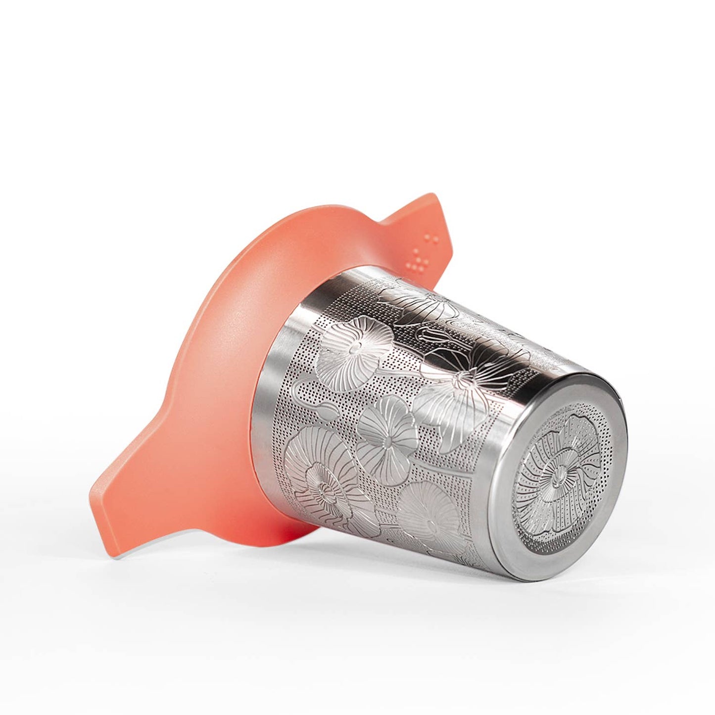 Essential Loose Leaf Tea Infuser with Silicone Handles - Orange
