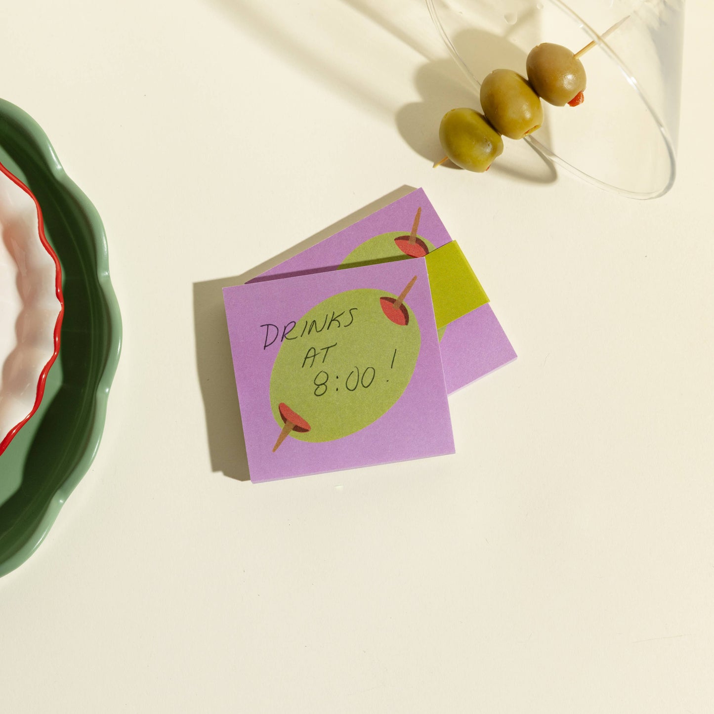 Olive Sticky Notes