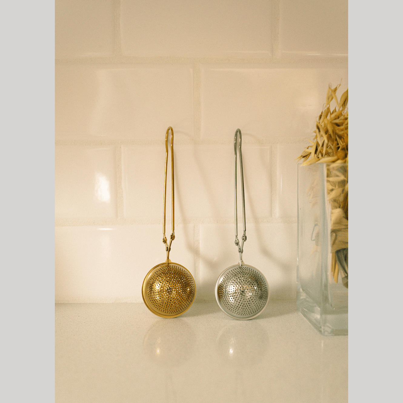 Stainless Steel Tea Strainer | Infuser | Silver
