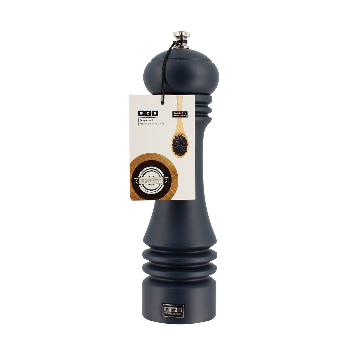 23cm professional blue pepper mill