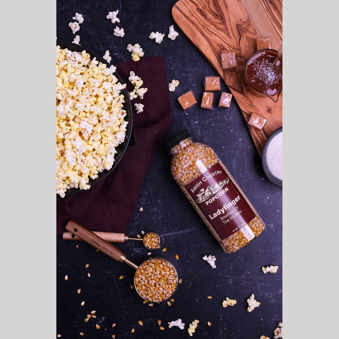14oz Bottle of Ladyfinger Popcorn