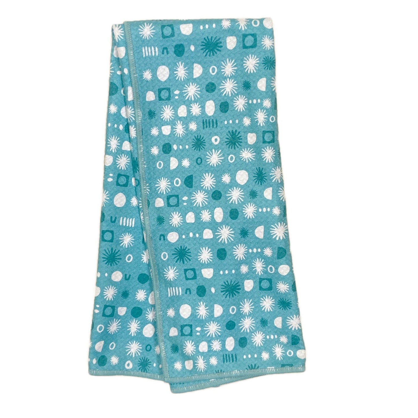 Anywhere Towel Reversible - ZW Botanical Medley: Teal