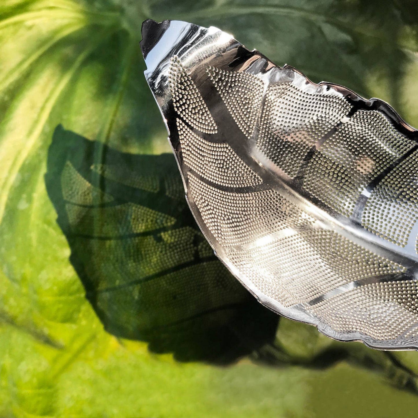 Leaf Shaped Tea Strainer - Silver