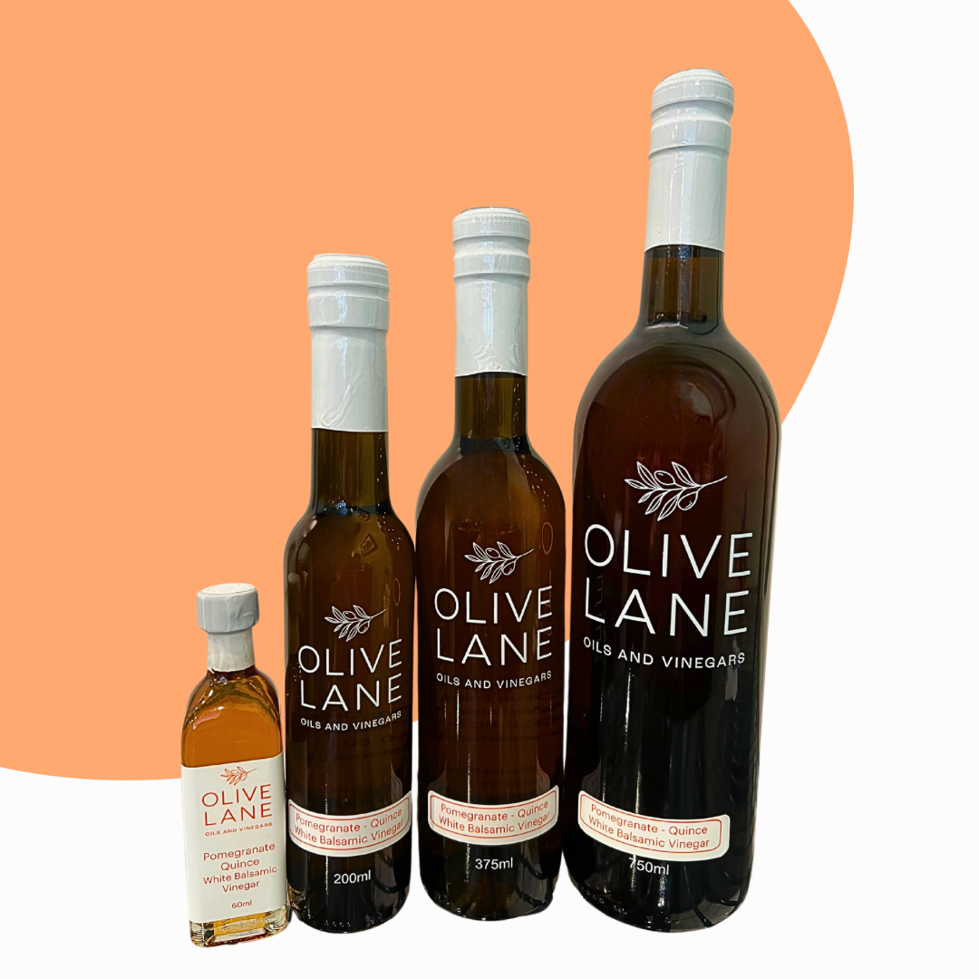 Pomegranate-Quince White Balsamic Vinegar