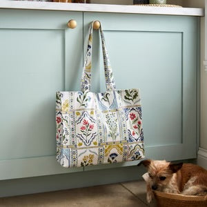 Cotton PVC-Coated Medium Tote Bag
