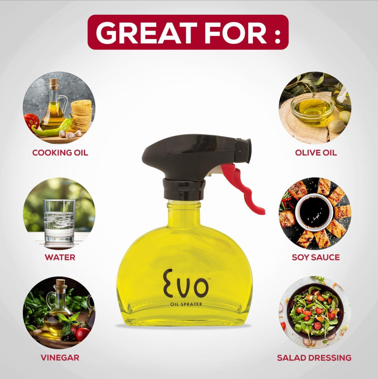 EVO 6oz Glass Oil Sprayer