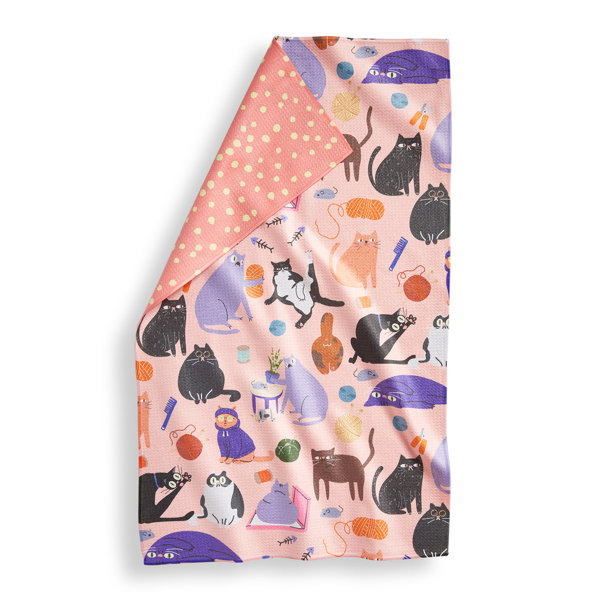 All The Cats Super Absorbent Dishtowel