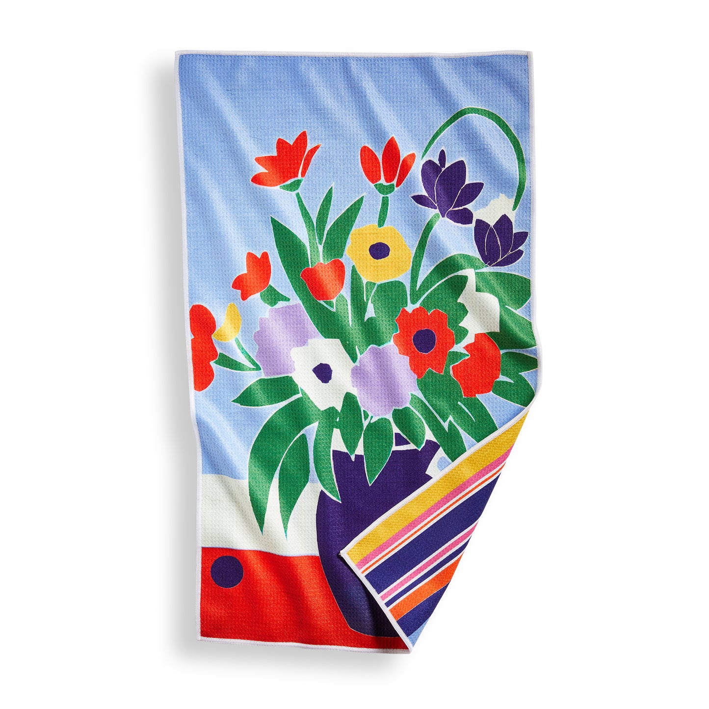 Vase Of Flowers Super Absorbent Dishtowl
