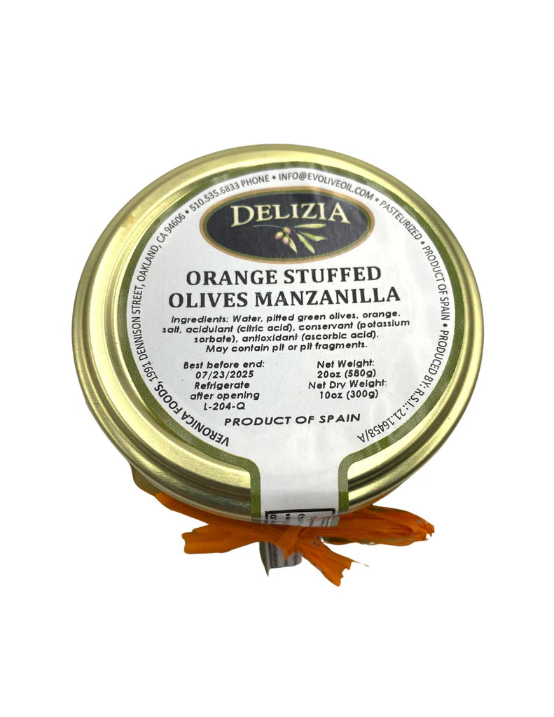 Delizia Stuffed Olives - 20 oz Jar