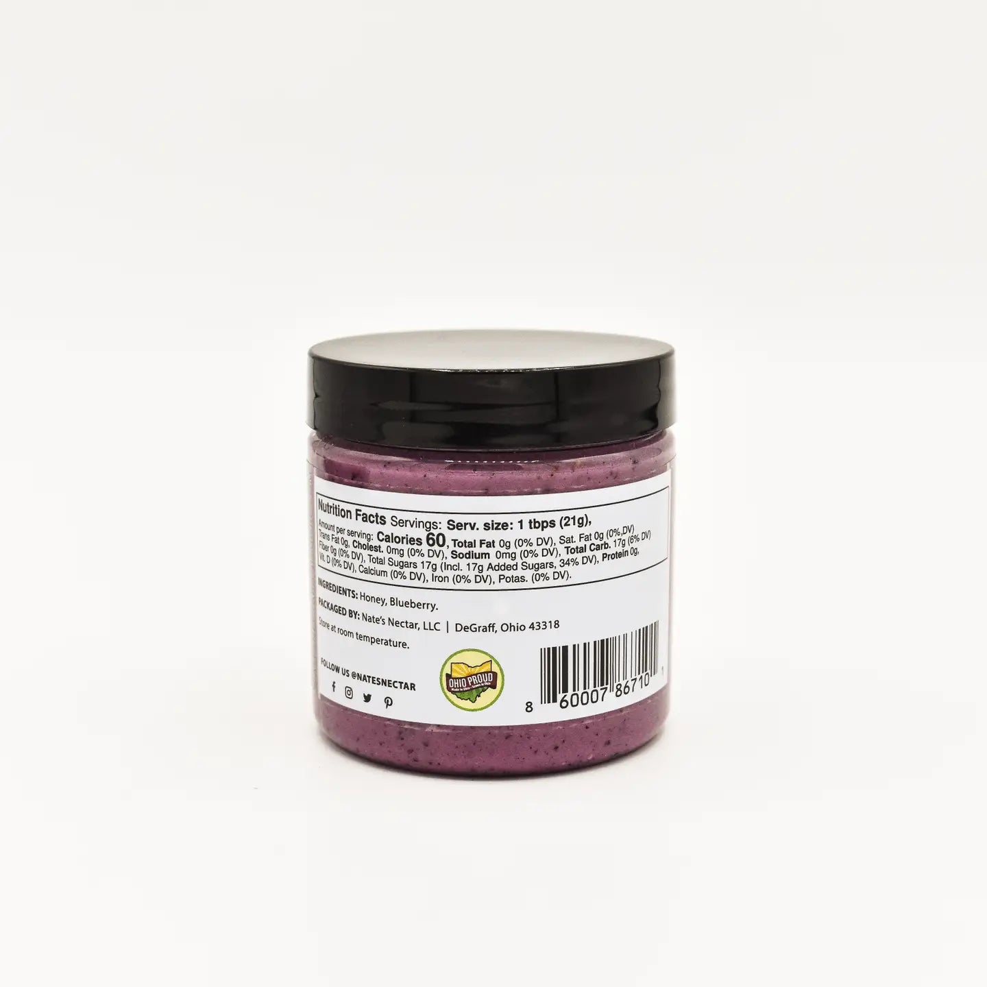 Blueberry Creamed Honey