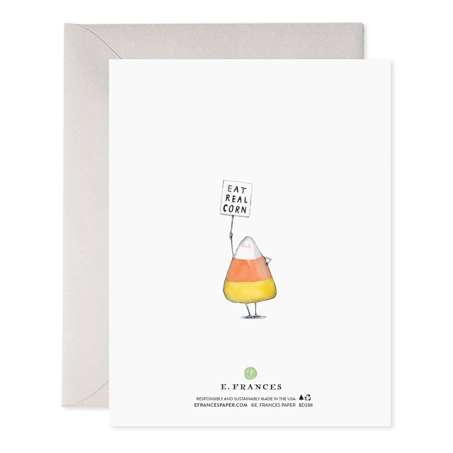 Veggie Strike Birthday Card - E. Frances