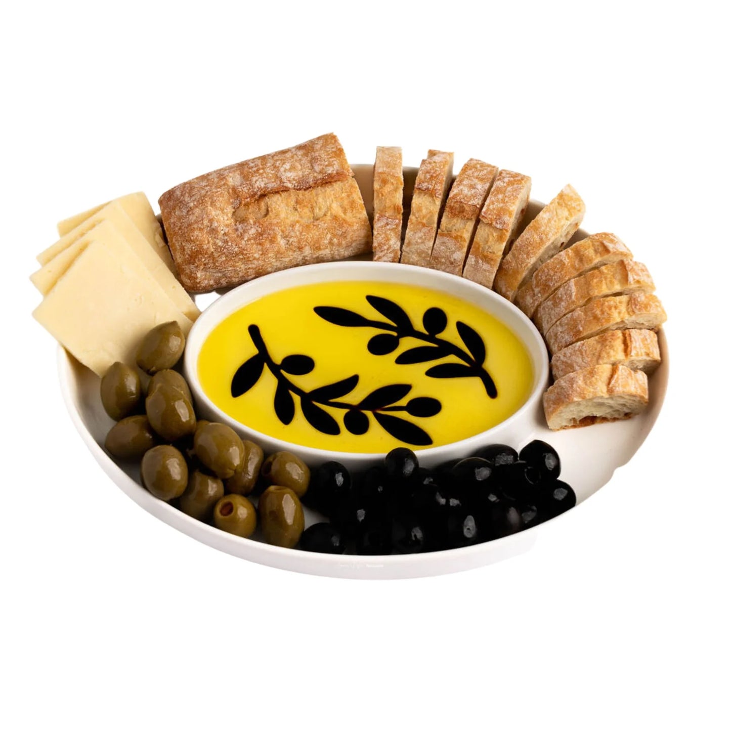 Olive Oil and Vinegar Dipping Tray