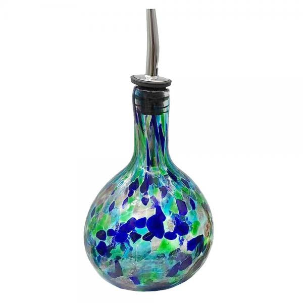 Hand-Blown Glass Oil or Vinegar Cruet