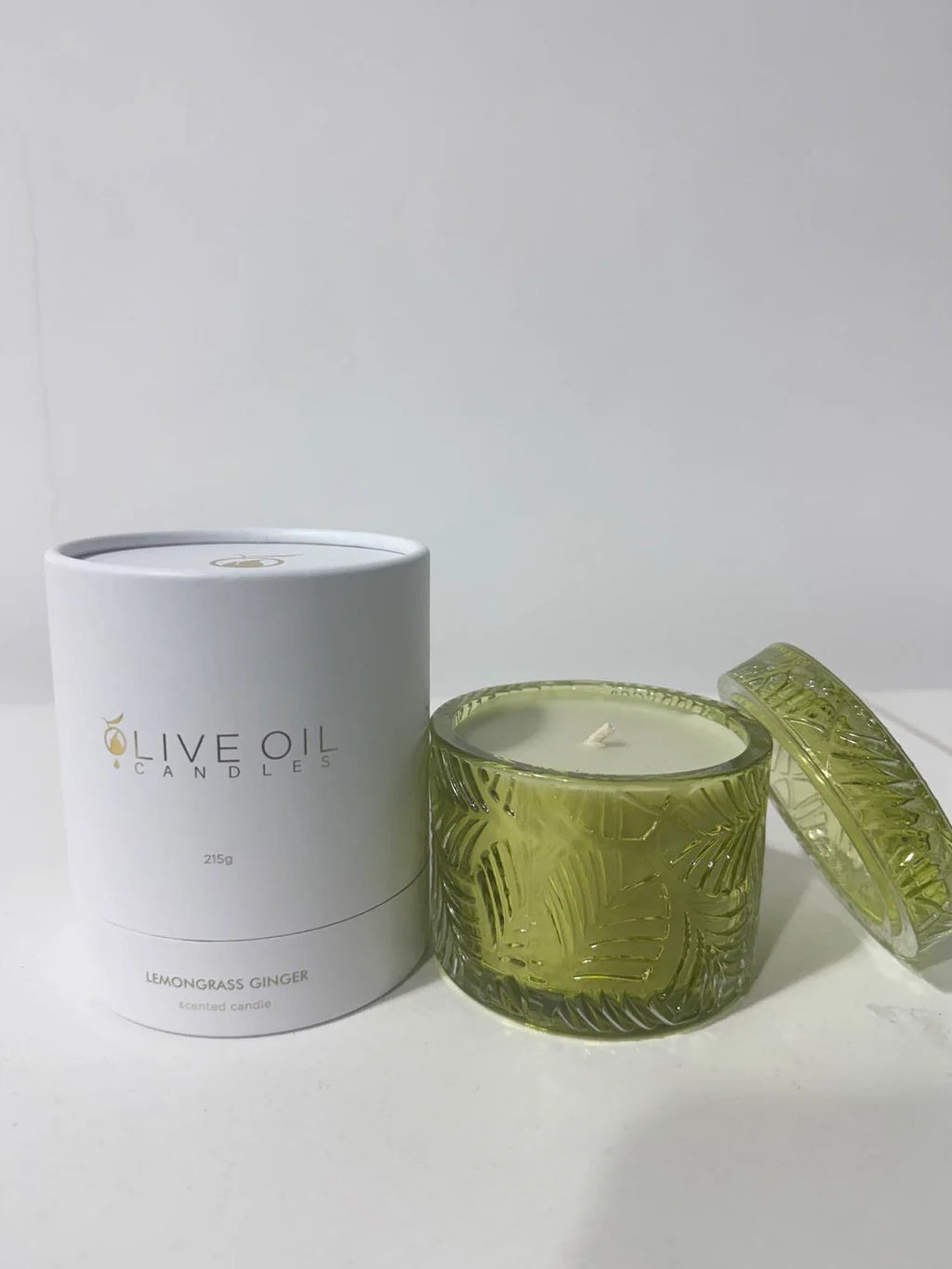 Olive Oil Candle - Lemongrass Ginger