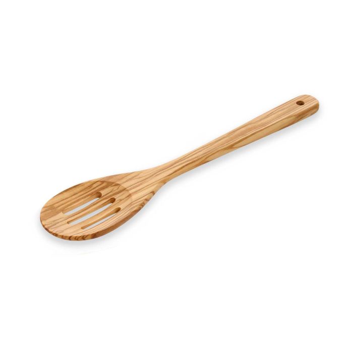 Fante’s Italian Olivewood Slotted Spoon