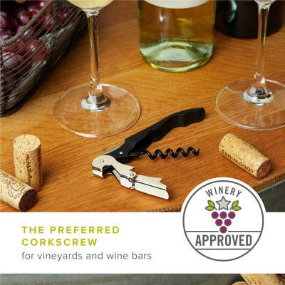 Truetap™ Soft-Touch Double-Hinged Corkscrews