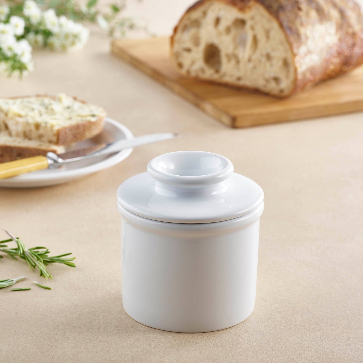 The Original Butter Bell® Crock - Classic White