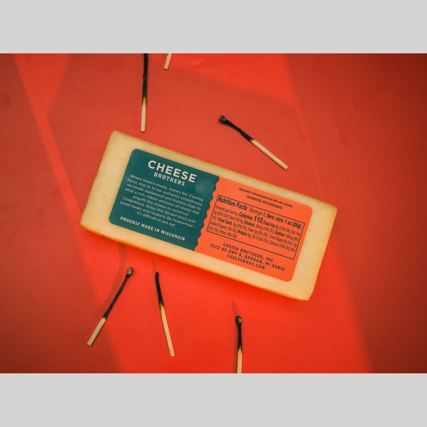 "Cinderblock" Smoked Cheddar