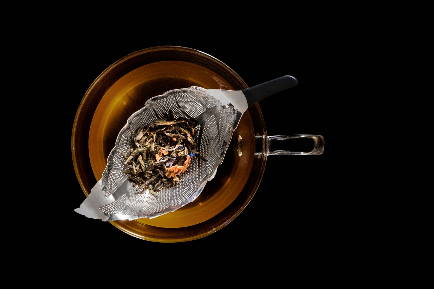 Leaf Shaped Tea Strainer - Silver