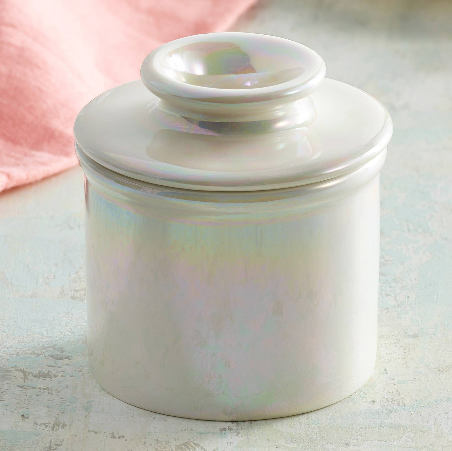 The Original Butter Bell® Crock - Glossy Opal