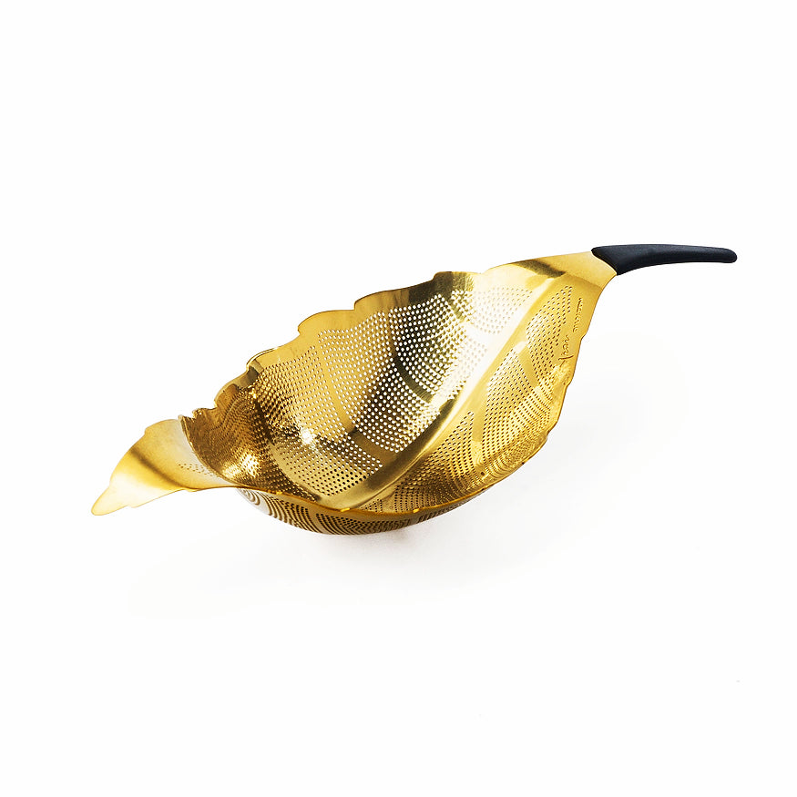 Leaf Shaped Tea Strainer Loose Leaf Tea Infuser Gold