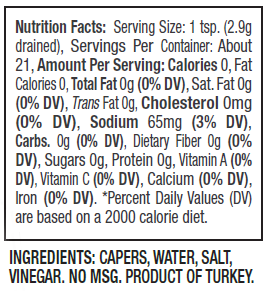 Non Pareil Capers in Brine-jar 4oz