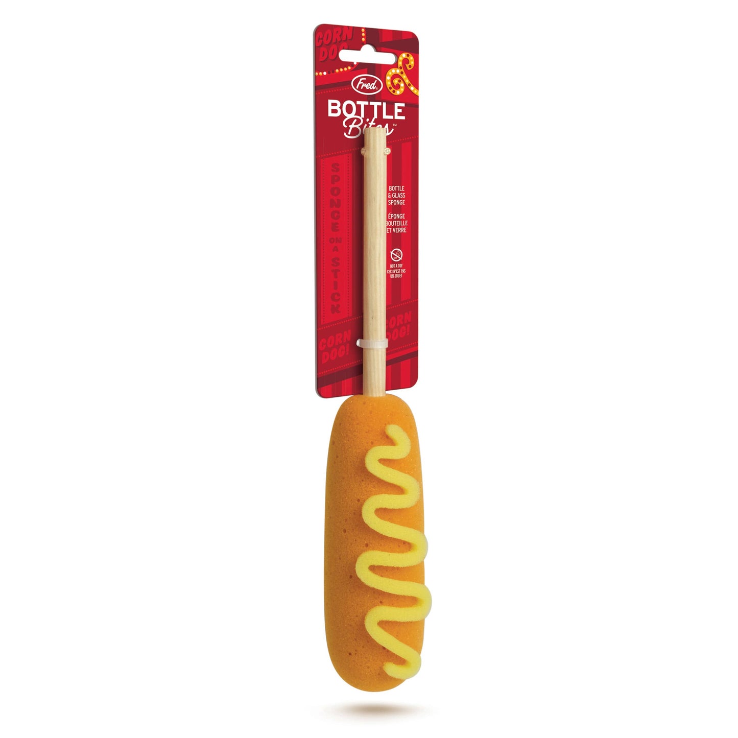 Sponges - Bottle Bites - Corn Dog Bottle Brush