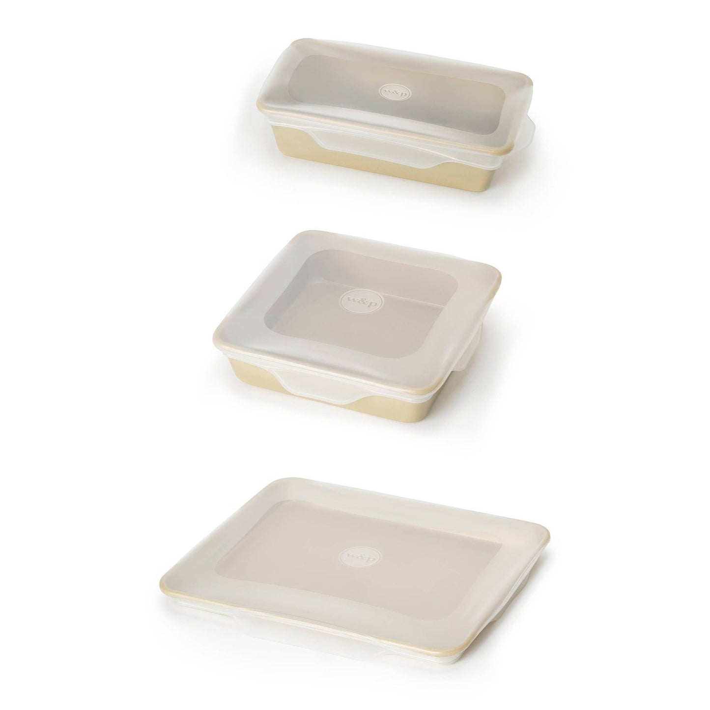 Reusable Silicone Stretch Baking Lids - Set of 3