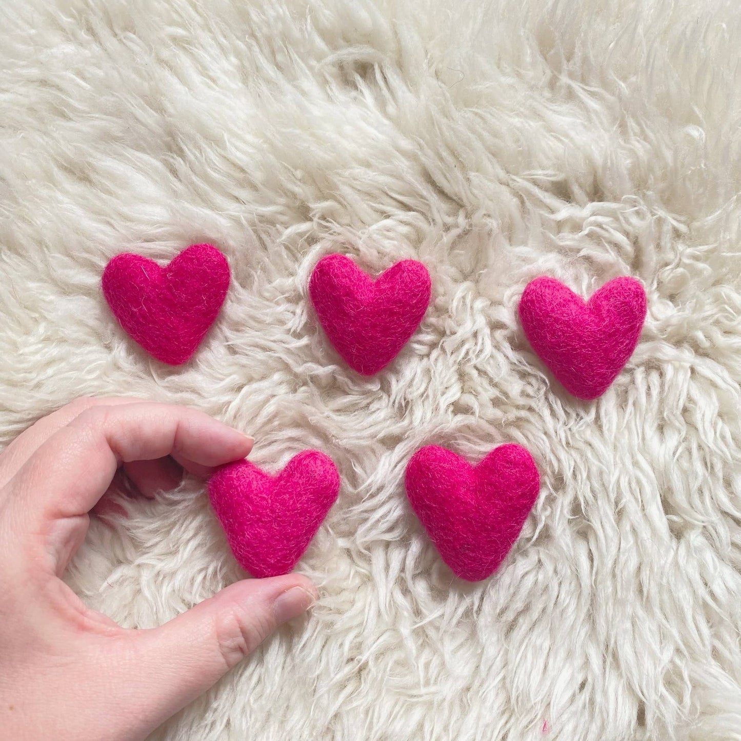 Dark Pink Hearts