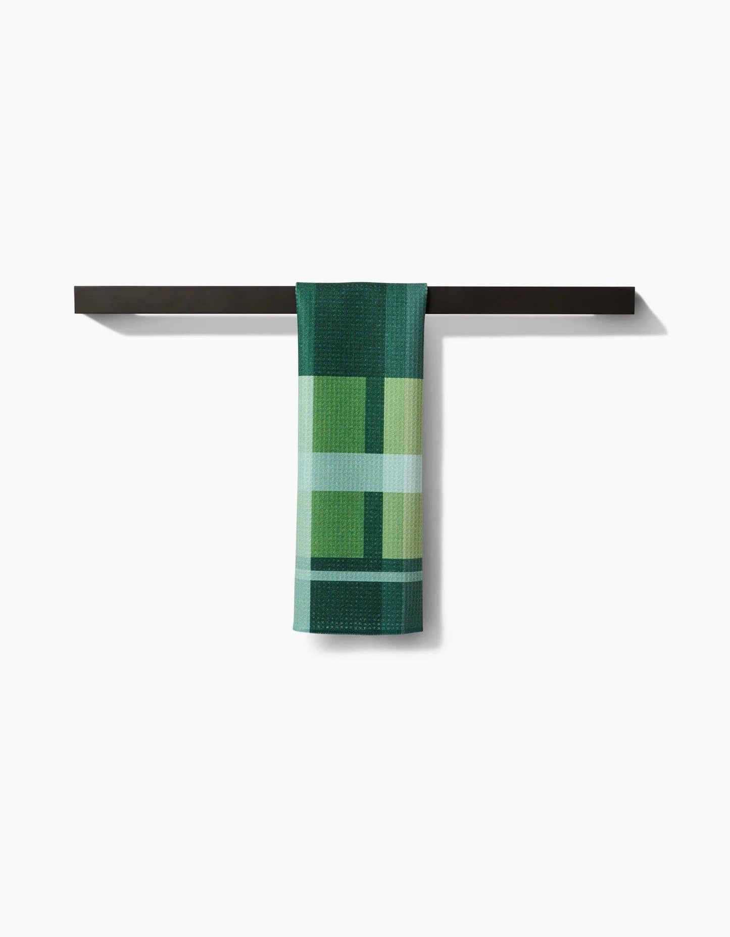 Shamrock Plaid Bar Towel