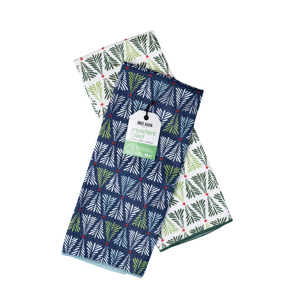 Anywhere Towel - Tree Lot: Navy