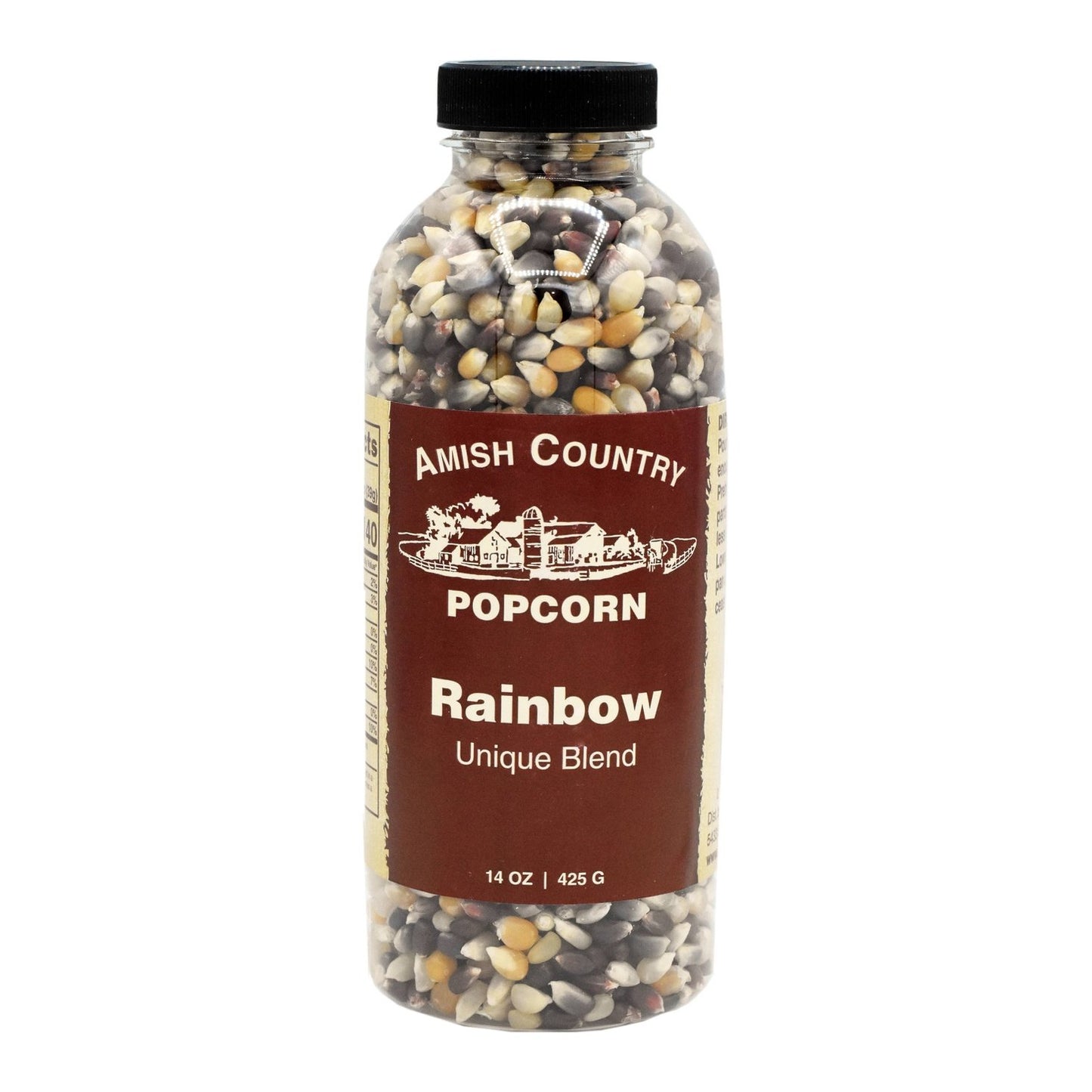 14oz Bottle of Rainbow Popcorn