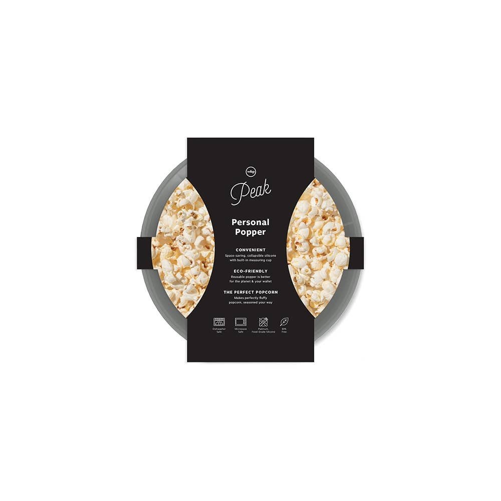 Personal Popcorn Popper - Silicone Reusable Maker